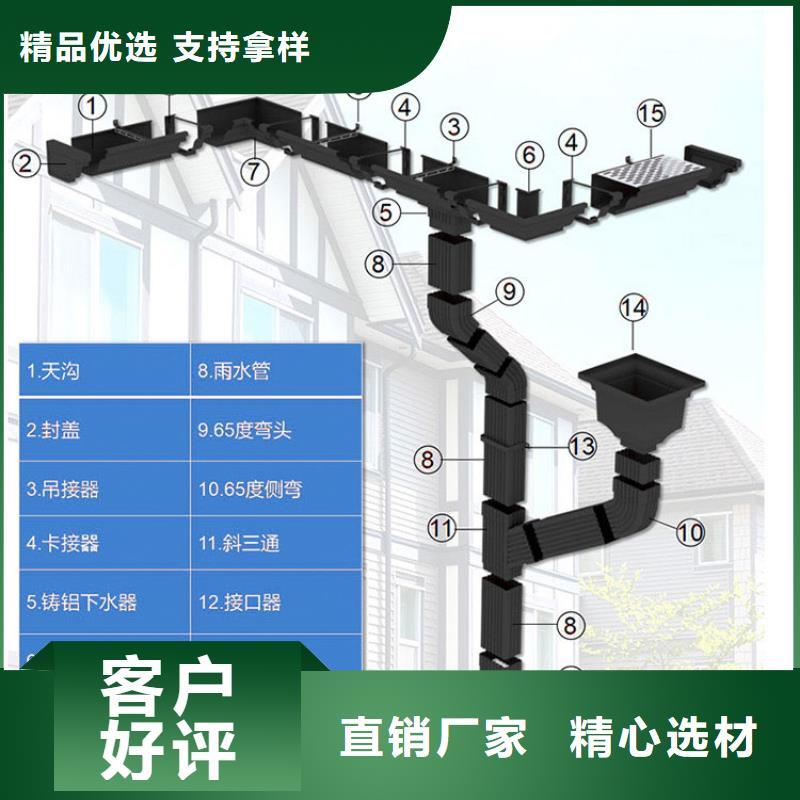 彩铝雨水管生产厂家